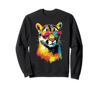 Cougar Fauve Lion de Montagne Pumas Panthère Douce Puma Sweatshirt