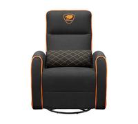 COUGAR Fidom Gaming Canapé : support spécifique pour le corps, rembourrage en imitation lin, rembourrage spécialisé, roche, inclinable et pivotant, support lombaire, tient dans la poche
