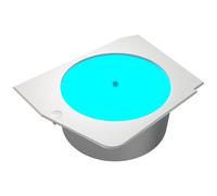 COUGAR Gaming | Accessoire BOÎTIER Gaming | FV270PLATFORMWHITE - Plateforme Rotative ARGB - Compatibilité COUGAR FV270 Series - Installation Pogo Pin - Charge 1 kg