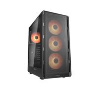 COUGAR Gaming Airface Pure Pro - Boîtier PC Midi Tower Noir, ATX/microATX/Mini-ITX, 3x120mm avant, 1x120mm arrière, USB 3.2, Vitre latérale, RGB
