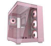 Cougar Gaming - Boitier PC - FV150RGB - Mini-ITX, Micro-ATX et ATX - Double Chambre - Compatible GPU 400 mm - ARGB - Refroidissement avancé - Jusqu’à Neuf Ventilateurs (Rose)