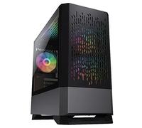 Cougar Gaming | BOITIER PC Gaming | MG140AIRRGBBLACK - pour Cartes mères Mini-ITX/Micro-ATX - 3 Ventilateurs ARGB Inclus - Contrôleur LED - Radiateur de 280 mm