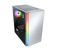 Cougar Gaming | BOITIER PC Gaming | PURITYRGBWHITE - Panneau latéral en Verre trempé - RGB Personnalisable - Compatible avec Cartes mères ATX, Micro ATX et Mini ITX - Compartiment PSU