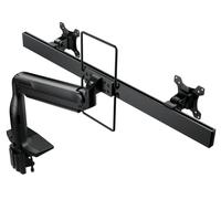 COUGAR GAMING | BRAS D'ÉCRAN - DUO35 - BRAS DOUBLE ECRAN GAMING NOIR NORME VESA - Pour 2 écrans de 35 de moins de 20 kg - Compatibilité Universelle - Flexibilité d'ajustement - Installation facile
