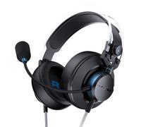 COUGAR GAMING | CASQUE MICRO GAMING | VM410 PS - NOIR / BLEU - Haut-parleurs à diaphragme en graphène - Microphone de 9,7 mm - Micro antibruit - Bandeau réglable