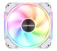COUGAR GAMING | VENTILATEUR GAMING | APOLAR120RGBWHITE - Ventilateur modulaire - Maîtrise du refroidissement - Q-Stop - Roulements hydrodynamiques - Flux silencieux
