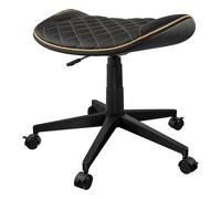 COUGAR Gaming | Fauteuil Gaming | Crosser Gold - Tabouret/Repose-Pieds Multi-usages - Réglable en Hauteur de 46 à 56 cm - Largeur de 52,5 cm - Profondeur de 47 cm - Supporte jusqu'à 120 kg