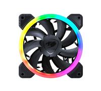 COUGAR GAMING | KIT DE 3 VENTILATEURS GAMING | VORTEX VK120 RGB - Ventilateur de refroidissement - Réduction du bruit - Effets lumineux - Amortisseurs en caoutchouc