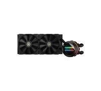 COUGAR Gaming POSEIDON-GT 240 Refroidisseur liquide AIO pour boîtier PC, radiateur 272mm, 2x 120mm PWM (600-2000 RPM, 82.48 CFM, 34.5 dBA)