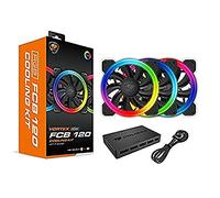 COUGAR GAMING | REFROIDISSEUR | FCBRGBCOOLINGKIT - Ventilateurs Vortex RGB 120 mm - Contrôle RGB Avancé - Roulement Hydraulique - Installation Facile - Fonctionnement silencieux et fiable