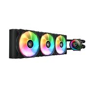 COUGAR GAMING | REFROIDISSEUR | POSEIDONELITE360AR - Noir - Radiateur de 360 mm - 3 ventilateurs avec éclairage ARGB - Compatible avec les sockets Intel et AMD
