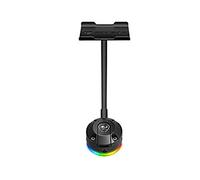 Cougar Gaming - Support casque gaming Bunker S RGB - Ventouse noire, Hub USB, Mode standard/vertical