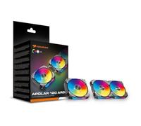 COUGAR GAMING | VENTILATEUR GAMING | KIT3APOLAR120RGBB - Lot de 3 ventilateurs de boîtier gaming - Roulements hydrodynamiques et contrôle PWM - Système d'amortissement Q-Stop