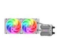 Cougar Poseidon Ultra ARGB 240 PC Liquid Cooler : flux d'air optimal, amortisseurs d'angle, anneau de stabilisation intégré, plaque de refroidissement en cuivre, compatible avec les dernières prises