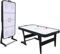 Cougar Icing XL Air Hockey de Table Pliable pour l'intérieur | Accessoires inclus | Table jeu Airhockey Adulte & Enfant