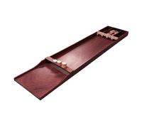 Cougar Jeu de Palets Classique Compétition, Bois, Marron Foncé| Table de Shuffleboard 200 X 40 Cm, 30 Palets | Alésé dans le Creux du Bois | Format Compétition