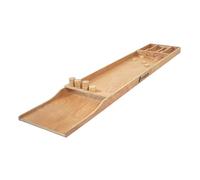 Cougar Jeu de palets Classique Compétition, Bois | Table de Jeu de palets 200 x 40 cm, 30 palets | Alésé dans Le Creux du Bois | Format compétition