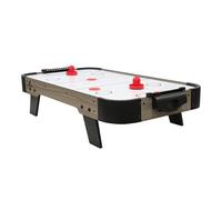 Cougar Mini Table de Air Hockey, 3ft, Chêne/Grise | Table d' Air Hockey avec Accessoires (palets et poussoirs) | pour Enfants et Adultes - Moteur électrique 12 V | Dimensions : 92 x 51,5 x 25 cm