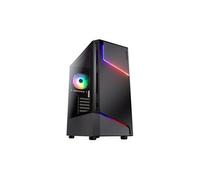 Cougar MX360 RGB - Mid tower - ATX - panneau latéral fenêtré (verre trempé) - pas d'alimentation (ATX) - USB/Audio