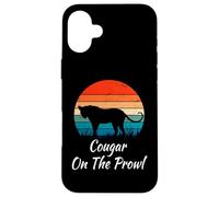 Cougar on The Prowl Funny Dating Divorcé Gen X Retro Humour Coque pour iPhone 16 Plus