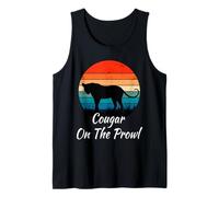 Cougar on The Prowl Funny Dating Divorcé Gen X Retro Humour Débardeur