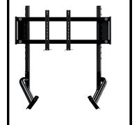 COUGAR OP-R8-SMSB Support Bureau Écran Plat jusqu'à 57" (144.8cm), VESA 75x75 à 400x200, Hauteur & Inclinaison Ajustables, Acier, Noir, Charge Max 30kg