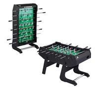 Cougar Powerkick Pro Babyfoot | Table de babyfoot Pliable, Terrain de Jeu Vert | 4 balles et 2 compteurs de Points Inclus | Baby-Foot d'intérieur pour Enfants et Adultes |139 x 74 x 88 cm