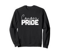 Cougar Pride - Rétro Cursive Vintage Sweatshirt