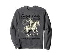 Cougar Puberté Cowgirl Périménopause WDNC Club Retro Vintage Sweatshirt