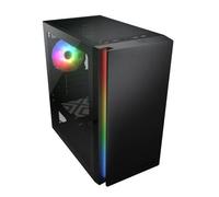 COUGAR Purity RGB pur et élégant ARGB Mini Tour Boîtier - Noir (Noir)