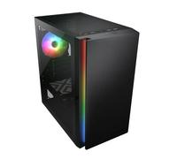 COUGAR Purity RGB pur et élégant ARGB Mini Tour Boîtier - Noir (Noir)