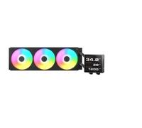 Cougar Refroidisseur liquide Poseidon Vistek Pro ARGB 360 AIO : grand écran LCD TFT IPS de 10 cm, ventilateurs PWM mono-cadre, ailettes de radiateur UTTERIGHT, prend en charge les prises AMD AM5 et