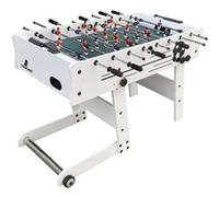 Cougar Table de Babyfoot Scorpion Kick blanc | Jeu de Football de Table pliable intérieur adulte & enfant | Avec 2 balles & comptoir de points