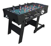 Cougar Table de Babyfoot Scorpion Kick TS noir - Jeu de Football de Table pliable intérieur adulte & enfant - Avec 2 balles &