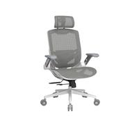 Cougar Speeder Chaise de Jeu Ergonomique en Maille Chenille, Appui-tête réglable, Dossier réglable, Soutien Lombaire, Repose-Pieds (Uniquement pour Speeder) (Speeder One, Blanc)