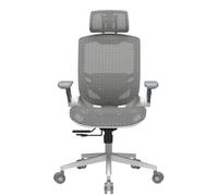 Cougar Gaming Chaise de jeu Speeder One – maille chenille, dossier réglable, soutien lombaire, blanc