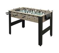 Cougar Spin Kick Babyfoot en Chêne & Noir | Table de Football avec 2 Ballons & Compteur de Points, 112 x 65 x 80 cm