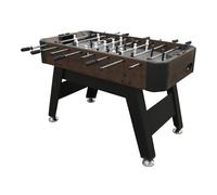 COUGAR Striker Baby-Foot | Table de babyfoot Marron Foncé/Noire | Table de Football, 2 balles et Compteur de Points Inclus | pour Enfants et Adultes | Dimensions 122 x 61,5 x 79 cm