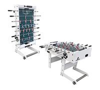 Cougar Table de Babyfoot Scorpion Kick Blanc | Jeu de Football de Table Pliable intérieur pour Tous Les âges | avec 2 balles & comptoir de Points