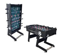 COUGAR Table De Babyfoot Scorpion Kick Blanc Ou Noir | Jeu De Football De Table Pliable Intérieur Adulte & Enfant | avec 2 Balles & Comptoir De Points,