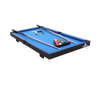 Table de Billard Portable COUGAR Noir/Bleu Mini - Surface de 110 x 56 cm