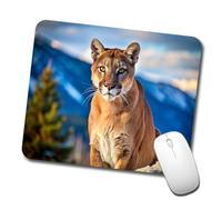 Cougar Tapis De Souris Petit Tapis De Souris Gaming Résistant À Usure Mouse Pad pour Jeu Voyage Maison 25X30Cm