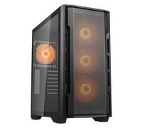 Cougar Uniface RGB Mid Tower Boîtier Noir avec 4 Ventilateurs ARGB