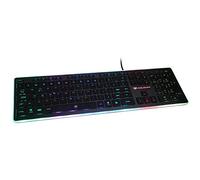 Cougar Vantar Clavier de Jeu - Commutateurs Ciseaux extrêmement Plat - 8 Couleurs - Plug & Play - Win-Lock - Anti-Ghosting - Disposicion CH - Multicolore