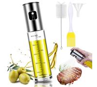 Cougeer Pulvérisateur d'huile renforcé pour la cuisson, vaporisateur d'huile pour la cuisson, pulvérisateur d'huile d'olive pour la salade, le barbecue, la cuisson dans la cuisine