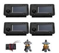 Couges de remplacement de lumière solaire 4pcs 1,6x2.8 Remplacement étanche Remplacement des feuilles de lumière solaire avec panneaux solaires de remplacement de bricolage à LED pour les lumières du