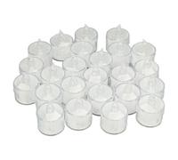 Cougies de thé à LED Ambiance Romantic Simulation Flame Battery Powered Tealight Bougies 24pcs