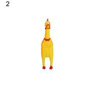 Couineur Rétrécissant Criant Poulet Lent Vent Croissant Jouet Stress Soulager Couinement Couineur Mâcher Cadeau Créatif Chien De Compagnie Jouets
