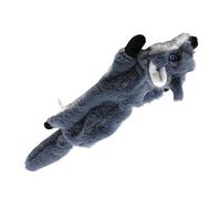 Couineur Taille S Chien en Peluche Loup pour Résistant aux Morsures | Peluche Sonore, Modèle 1 Pièce, Format Compact, pour Jeu et Mastication