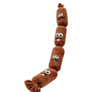 Couineurs Sonores Chiens Peluche Interactive Douillette Forme De Saucisse | Pour chiens mâcheurs agressifs Pour Intérieur Chambre Maison Logement Bureau Extérieur Patio Cour Jardin